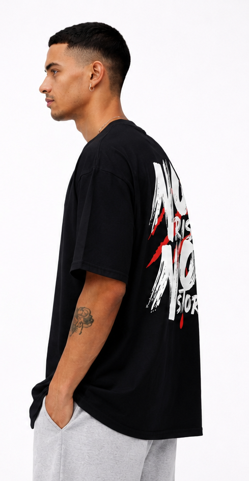 No Risk No Story Oversized tee