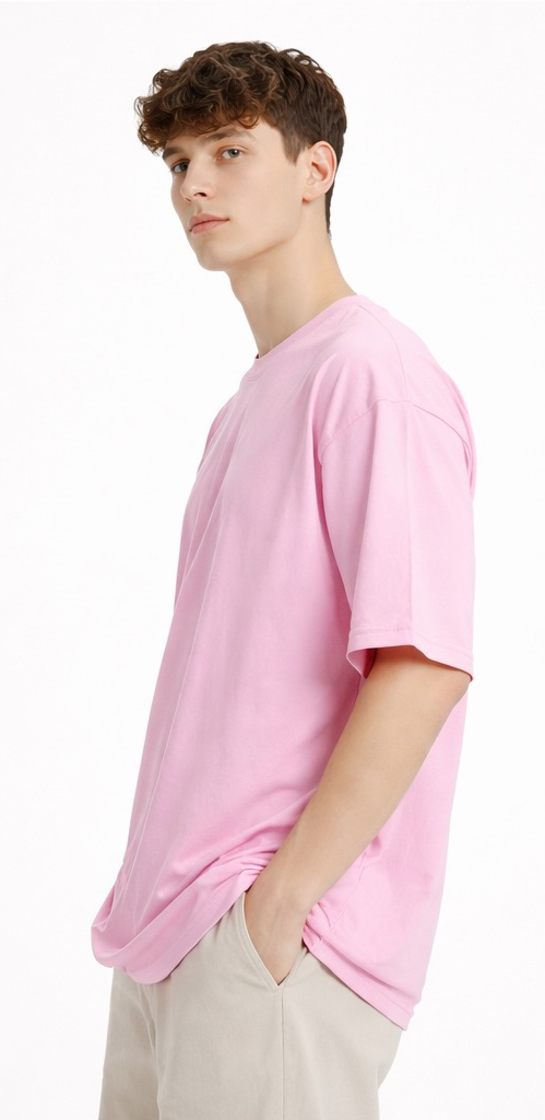 Pink oversized tee