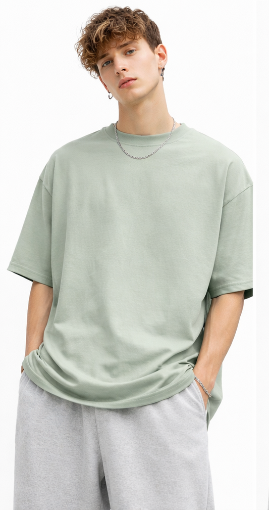 Mint oversized tee