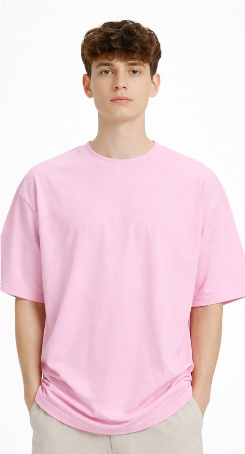 Pink oversized tee