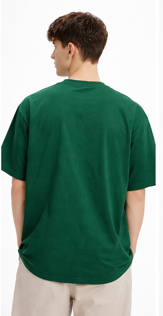 Green oversized tee