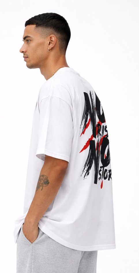 No Risk No Story Oversized  tee