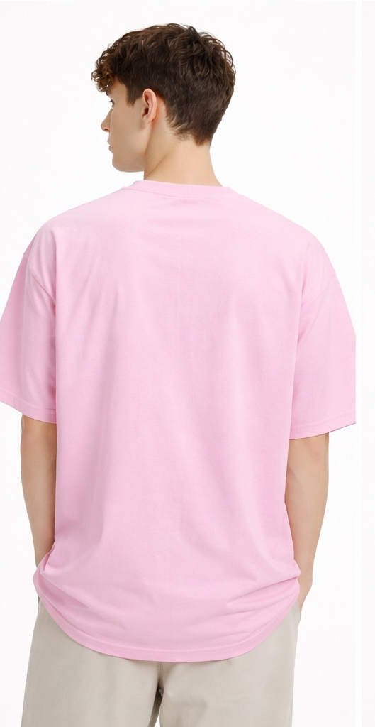 Pink oversized tee