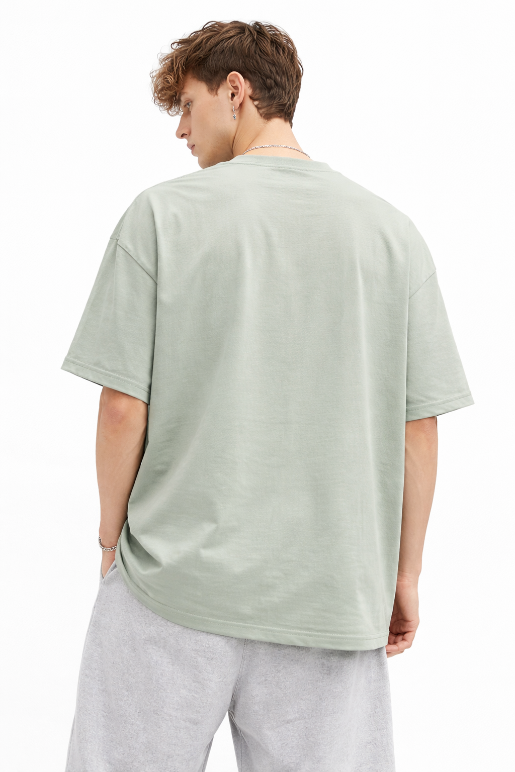 Mint oversized tee