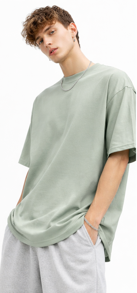 Mint oversized tee